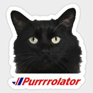 Purrolator Cat Meme Sticker